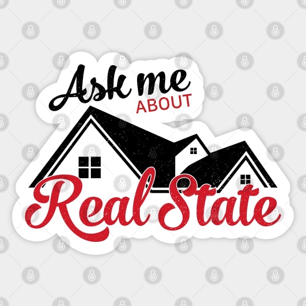 Ask Me About Real State Sticker by Litho